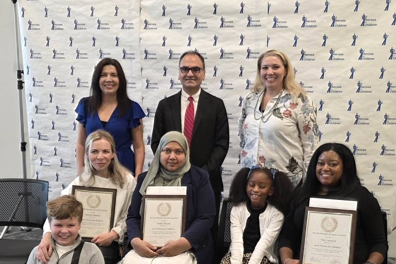 HSA Euless families and students at a community recognition event
